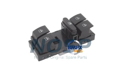 Volkswagen Golf5-Golf6-Jetta-Passat-Polo-Altea-Leon-Toledo-Octavıa 2004>2013 Cam Açma Düğmesi Ön Sol Dörtlü : Kromsuz