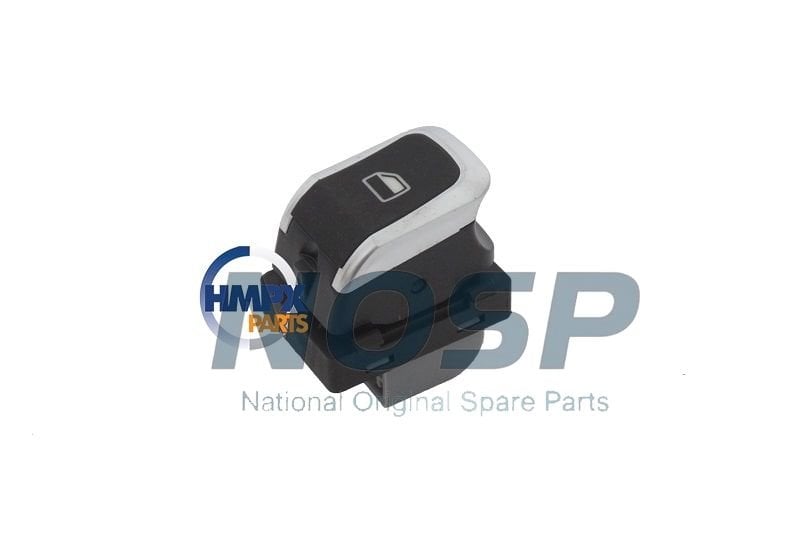 Volkswagen A4-A5-Q3-Q5 2012>2015 Cam Açma Düğmesi Ön Sağ Tekli : Kromlu