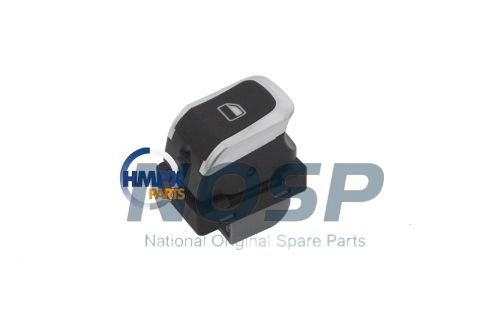 Volkswagen A4-A5-Q3-Q5 2012>2015 Cam Açma Düğmesi Ön Sağ Tekli : Kromlu
