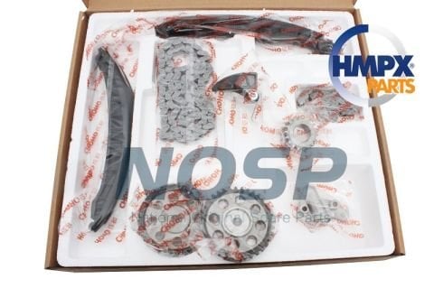 Volkswagen Golf5-Golf6-Jetta-A3-Leon (Bag-Blf-Blp-Caxa-Cava 1.4 Tsı-1.6 Fsı) 2004>2013 (03C115230C+03C109507Ag+03C109571F+03C105209Ab) Eksantirik Zincir Seti : 9 Parça